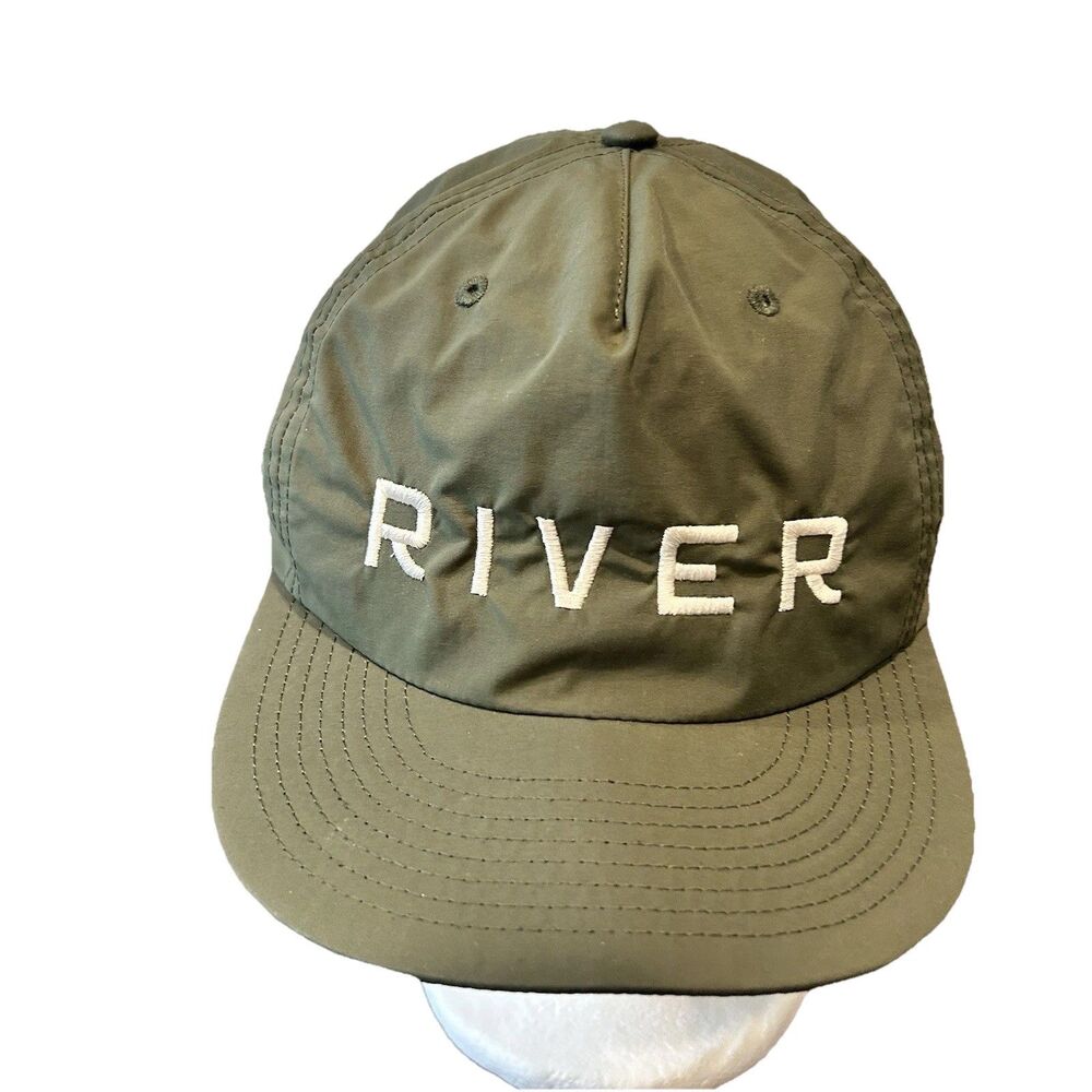 Get Out River Staff Cap Green Hat Green Brown
